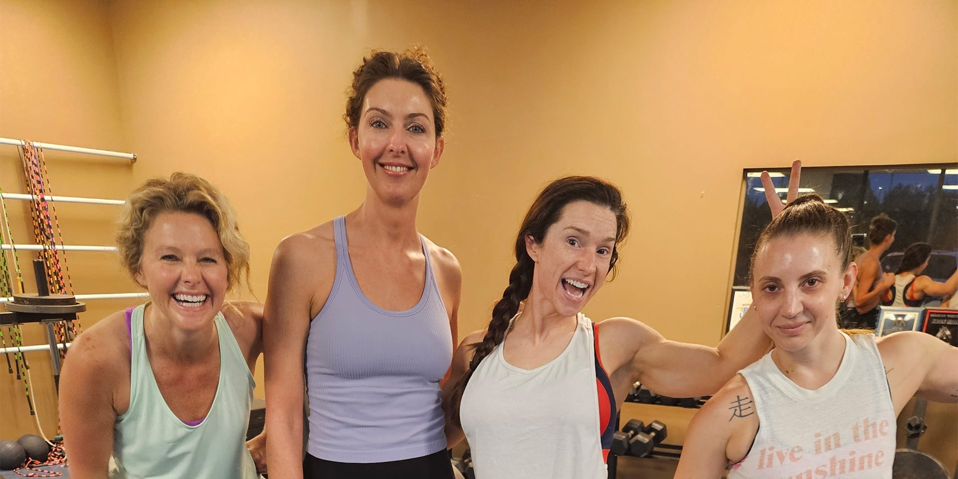 Women training together at 4Balance Fitness